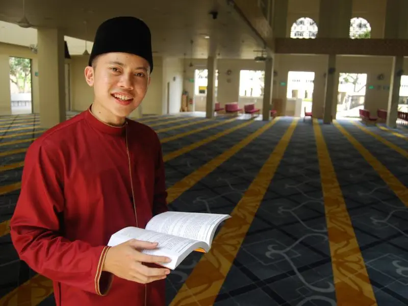 Madrasah Al-Arabiah Graduate balances Studies and being Imam